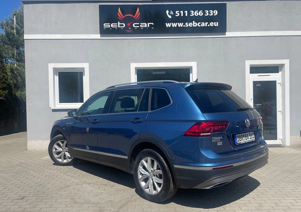 Volkswagen Tiguan Allspace cena 98900 przebieg: 139000, rok produkcji 2018 z Olszyna małe 326